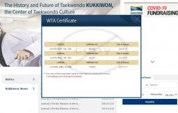 Kukkiwon certificates