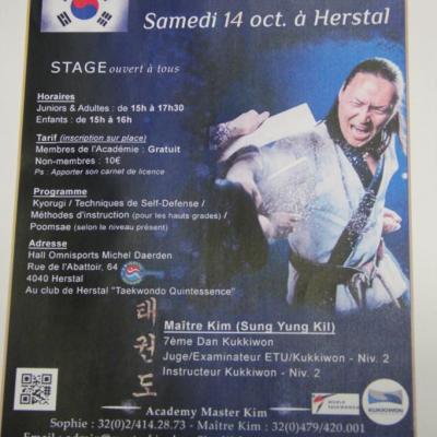 Stage au club de Herstal - 14.10.2017