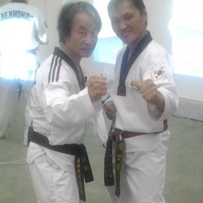 avec Jin Kim Young (USA)