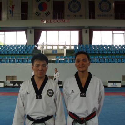 avec Jong Beom Park (Corée)