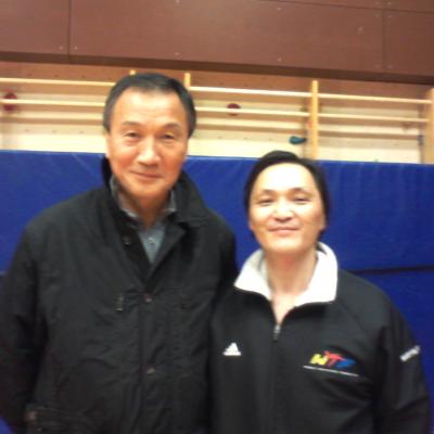 avec Park Soo Nam (Allemagne)