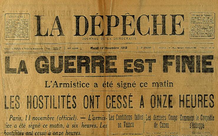Armistice 11 novembre la depeche 2
