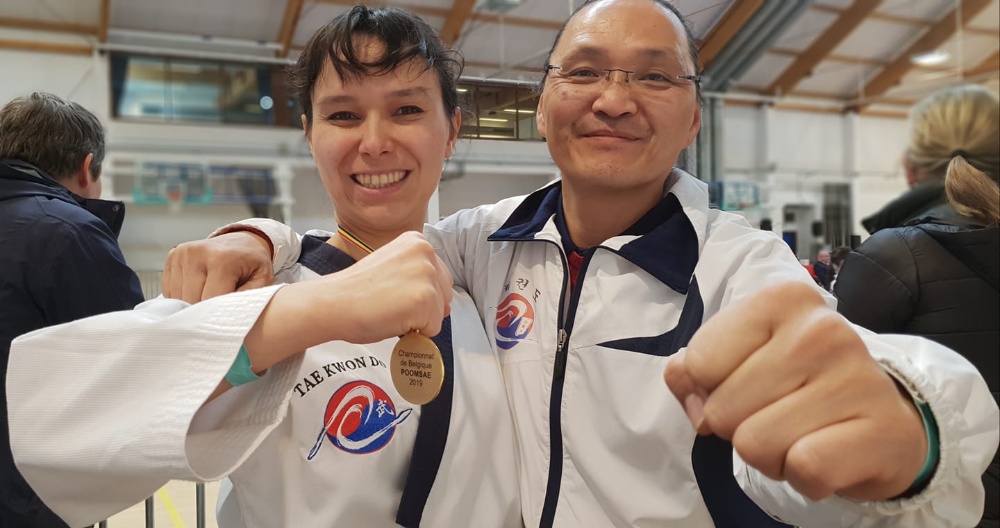 Bravo Joëlle! Championne de Belgique 2019 - Poomsae