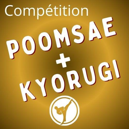 Compet poomsae kyorugi